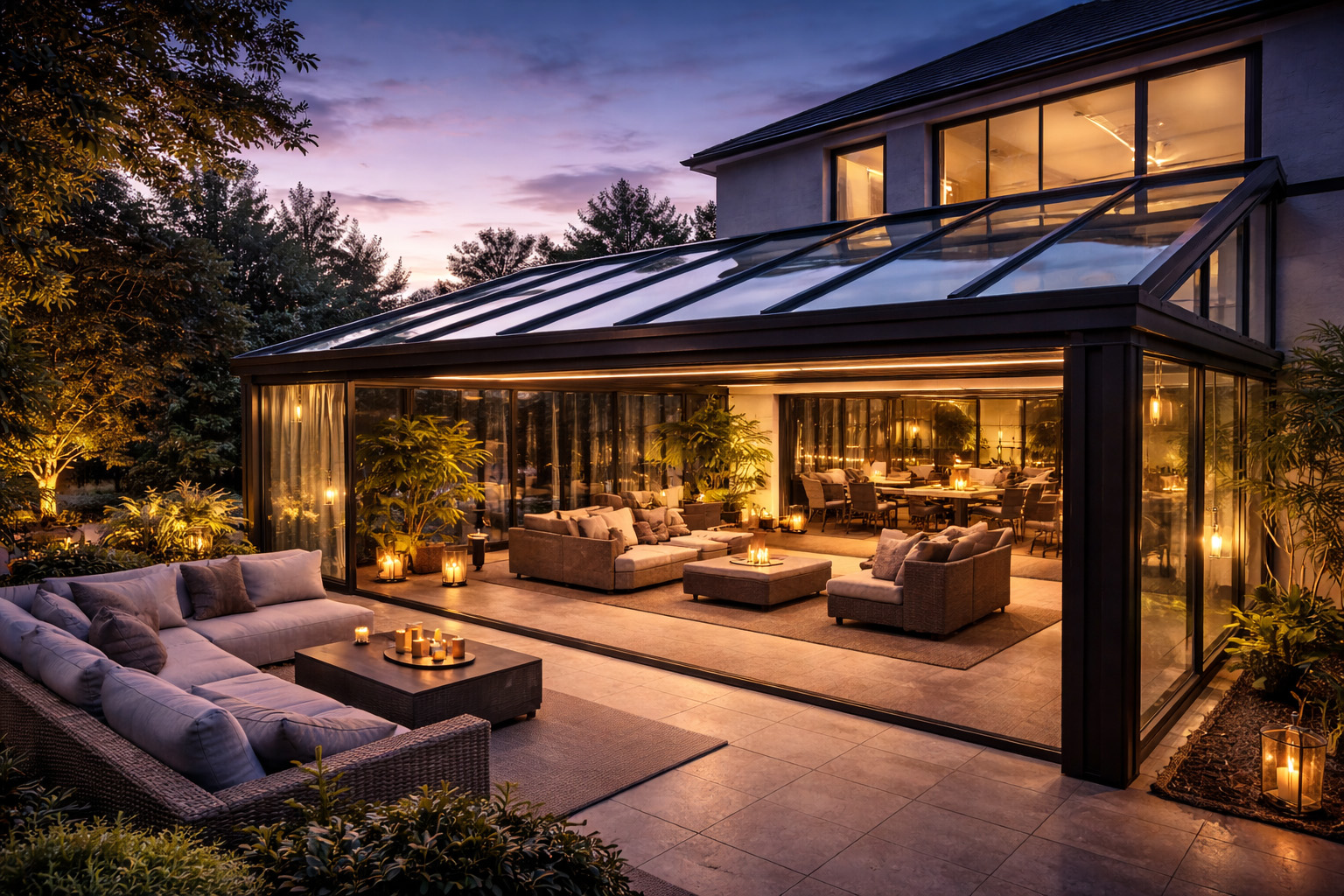 Fixed Glass Roof